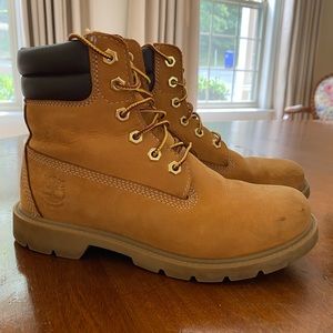 Timberland 6inch Premium Leather Waterproof Boot Wheat SZ 7 Womens